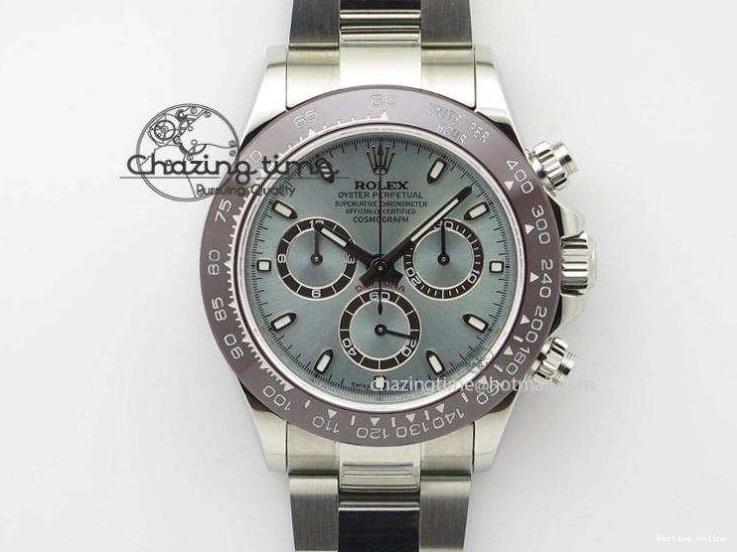 0505 Tailored Daytona DIW Space Mission Gray Textured Dial on Gray Nylon Strap A4130 Clone 1279